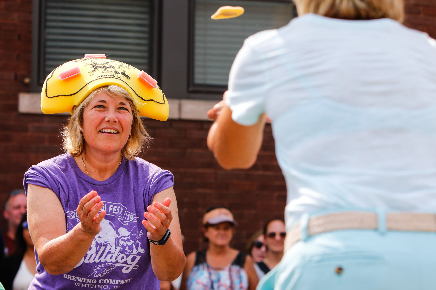 Pierogi Fest pierogi toss